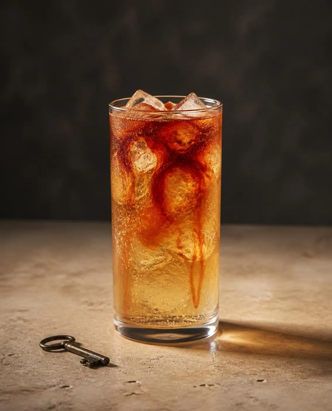 Skeleton Key in a highball glass (AI-generated image)